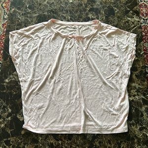 light pink relaxed tee